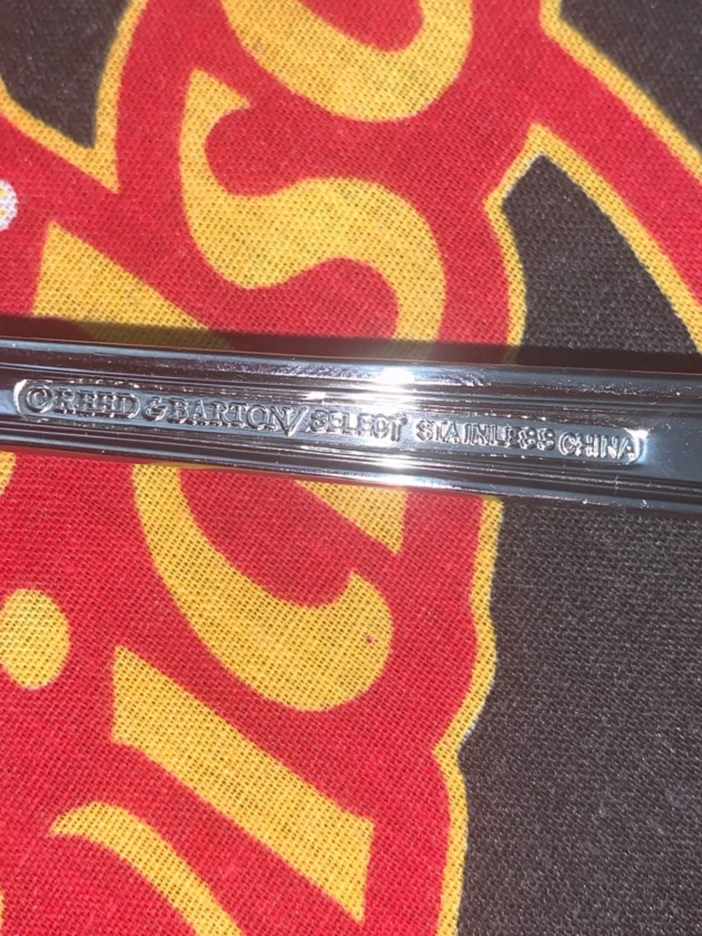 Reed & Barton Polished 18/10 SS Serving Spoon & Pastry Server 2 pcs